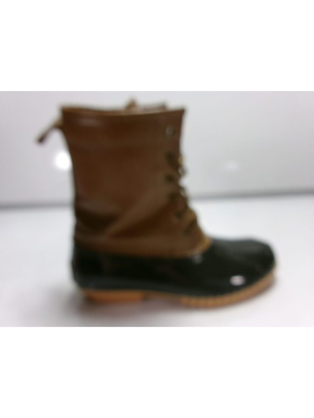Sporto Ariel Women's Duck Boots Brown Black Size 8 M